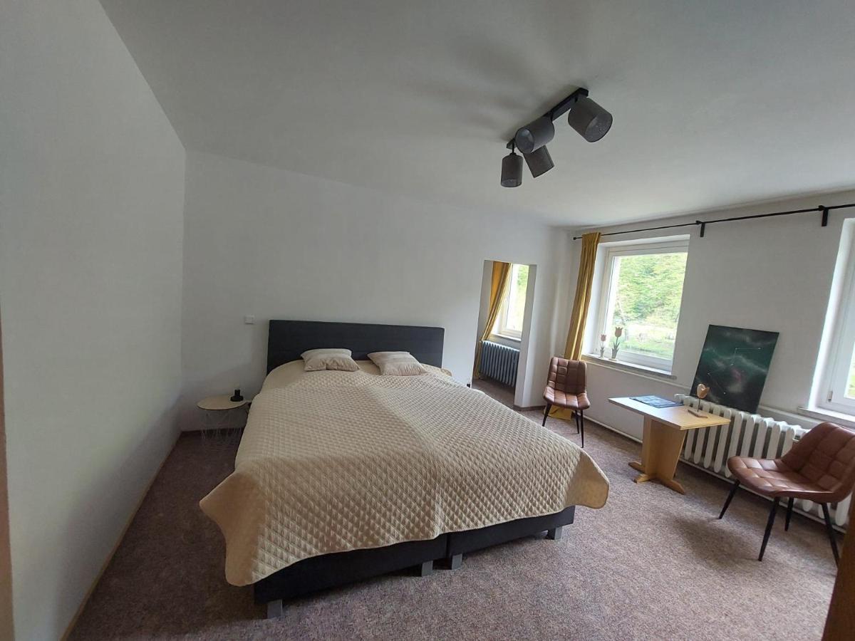 Pension Sternschnuppe, Treseburg Harz, Unmittelbar Am Wasser 탈레 외부 사진