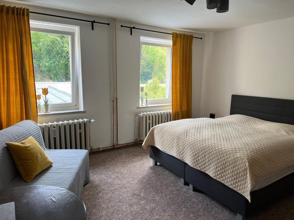 Pension Sternschnuppe, Treseburg Harz, Unmittelbar Am Wasser 탈레 외부 사진